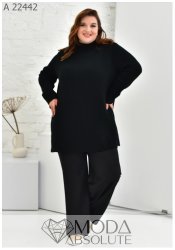 Жіночий подовжений светр Oversize А 22442 Жіночий подовжений светр Oversize А 22442